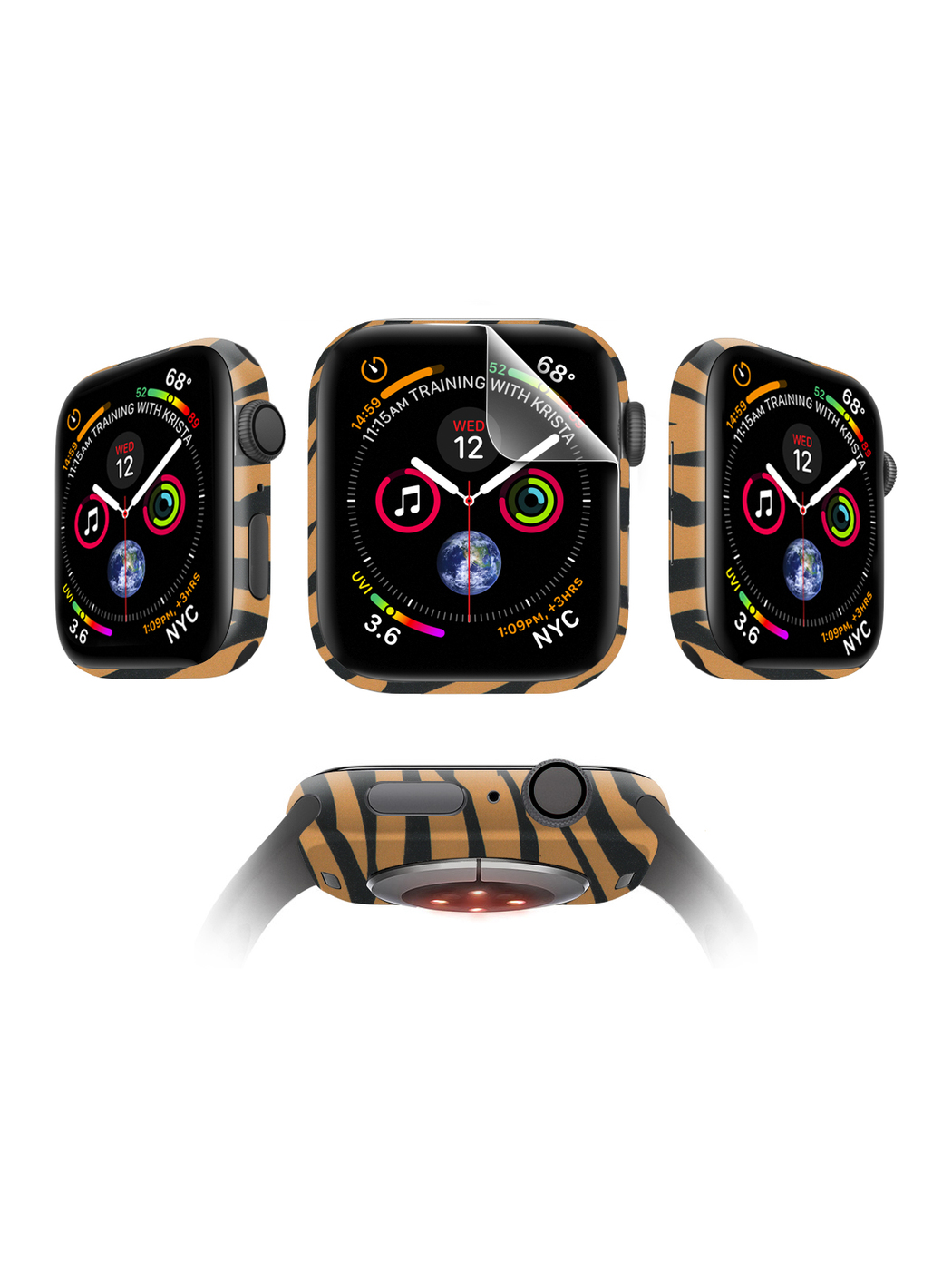 

Защитная пленка MOCOLL для Apple Watch 40mm Glossy (4шт) Тигр