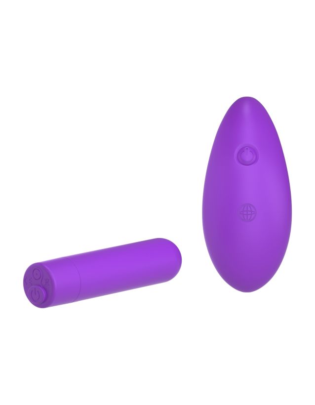 фото Мощная вибропуля с пультом ду fantasy for her her rechargeable remote control bullet pipedream