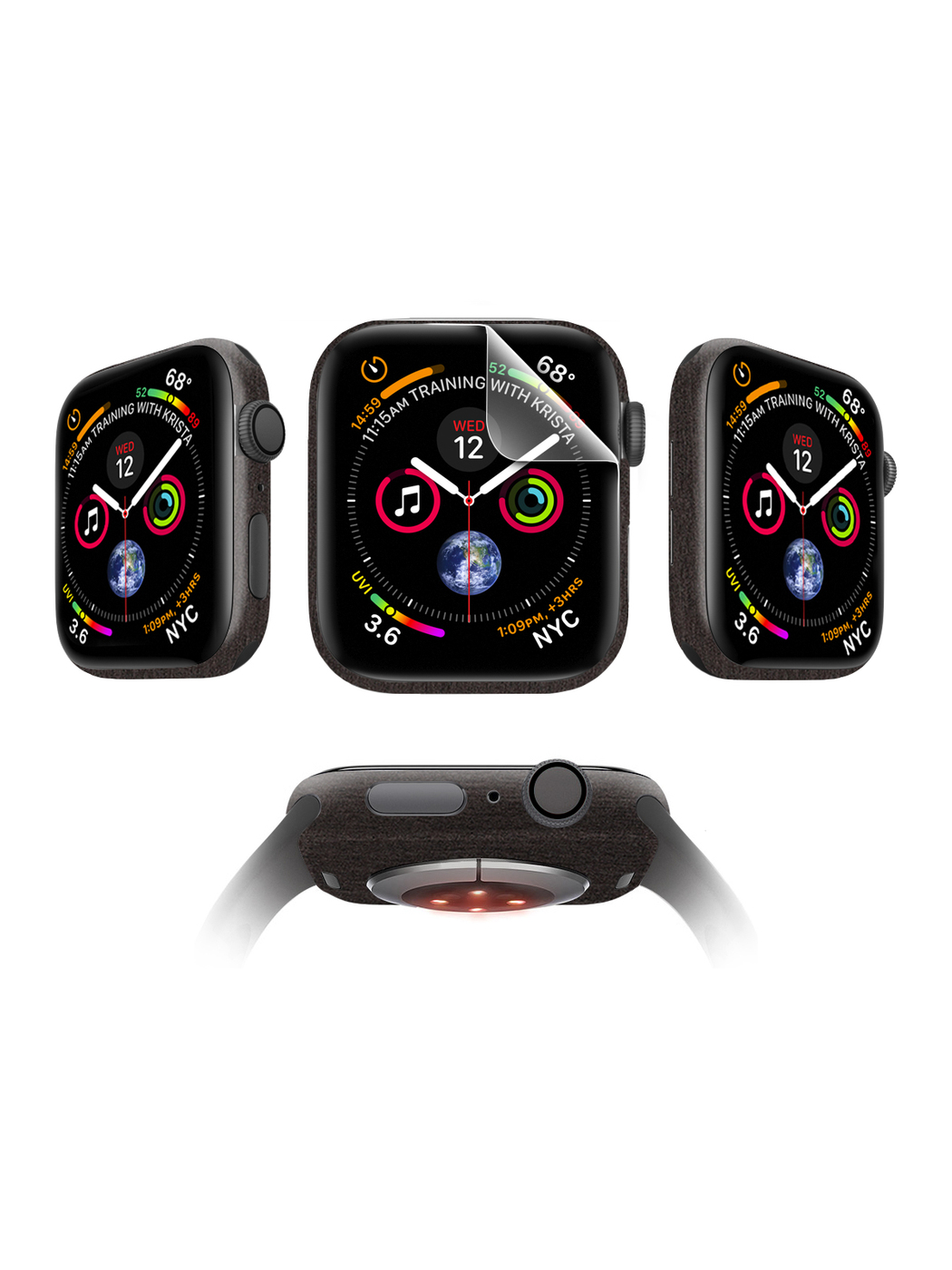 

Защитная пленка MOCOLL для Apple Watch 40mm Matte (4шт) Дерево Венге