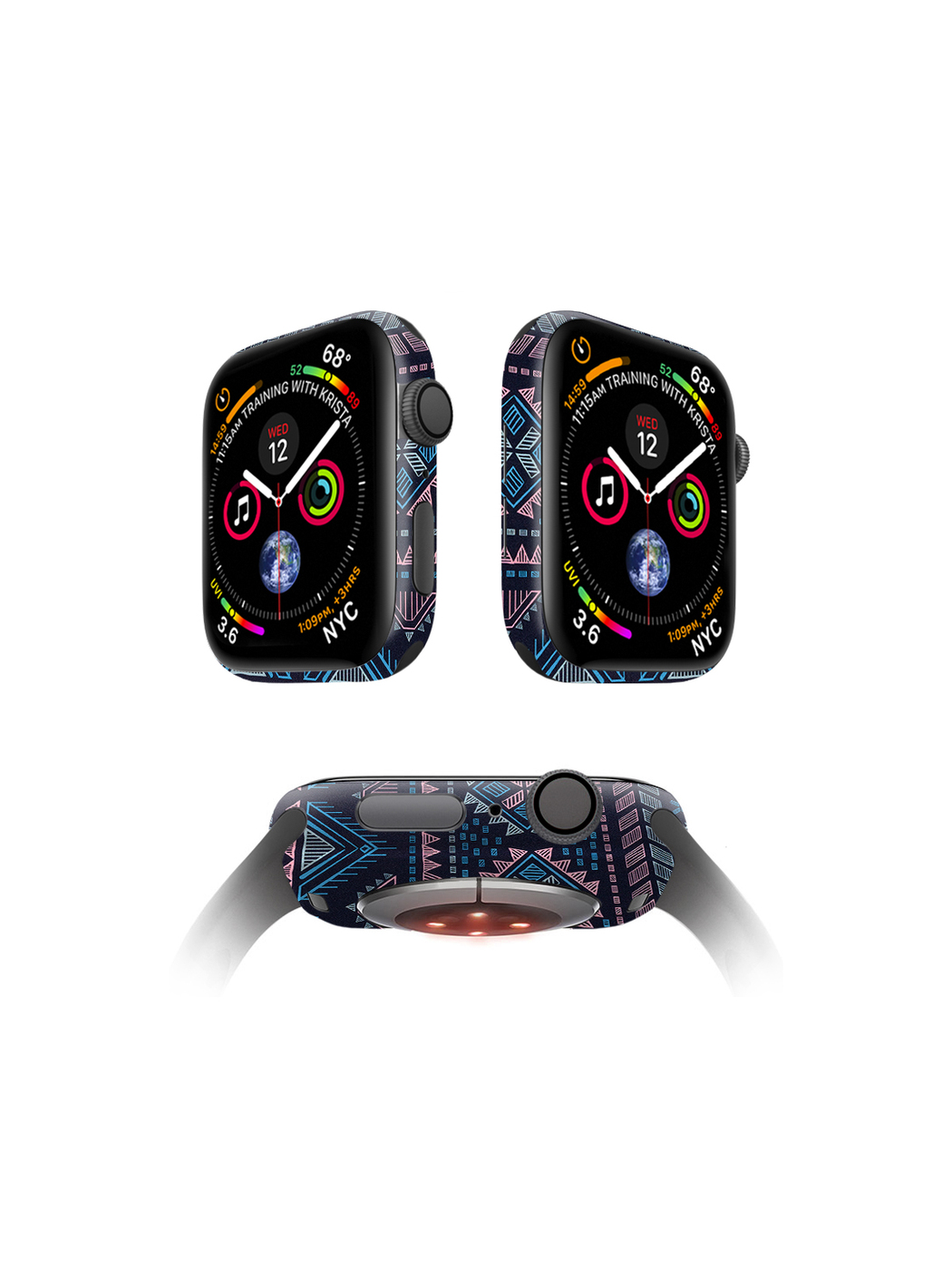 

Защитная пленка MOCOLL для корпуса Apple Watch 40mm (2шт) Богемный узор Аргайл