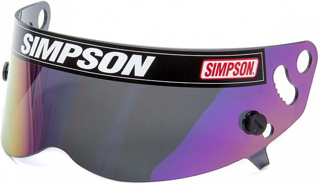 фото Визор/стекло для шлема xbandit, diamondback, rx, иридиевый simpson 1023-17
