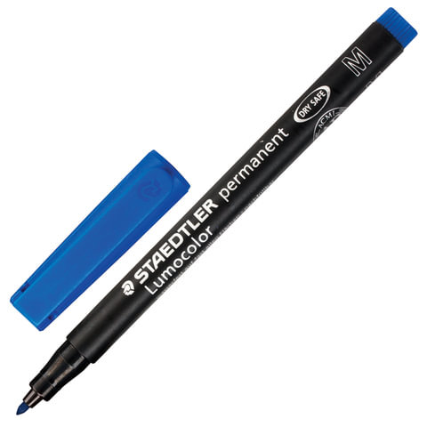 

Маркер STAEDTLER Lumocolor 317-3 синий