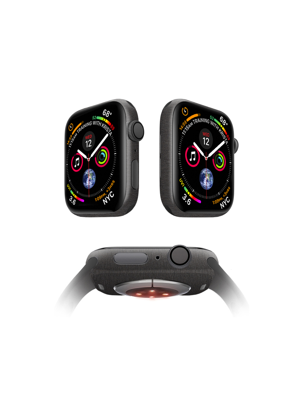 

Защитная пленка MOCOLL для корпуса Apple Watch 40mm (2шт) Металлик Черный