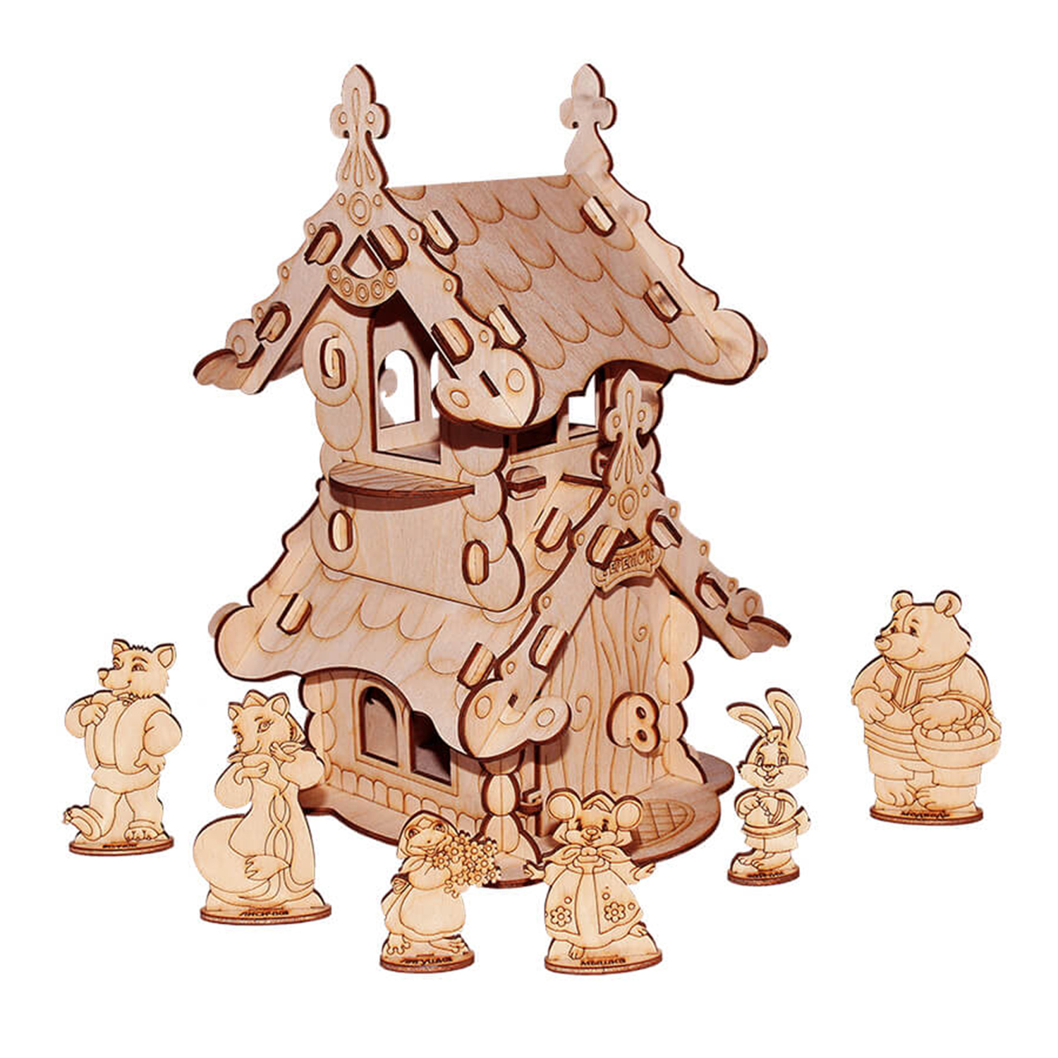 

Сборная игрушка PAREMO Я конструктор Теремок