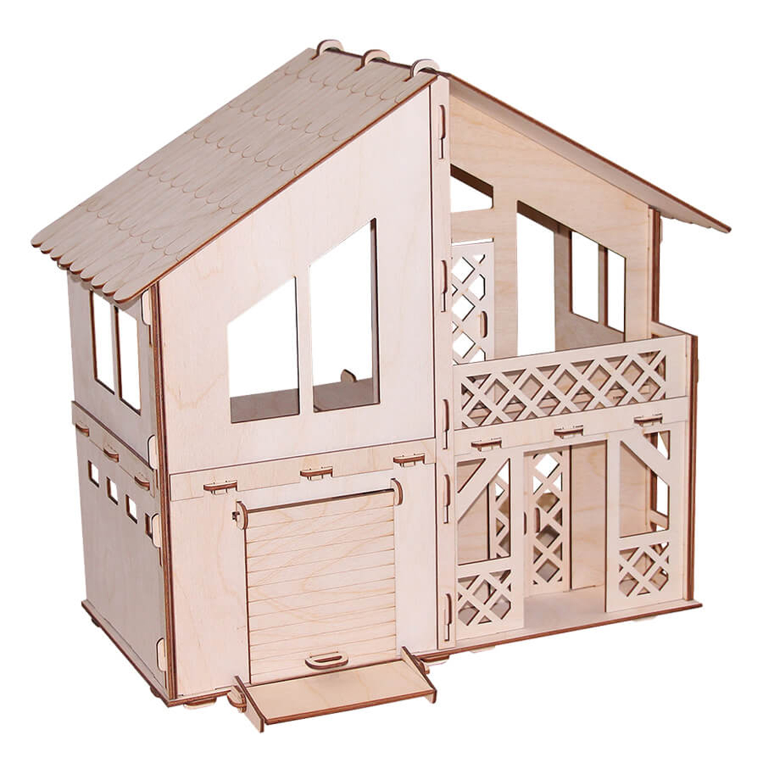 Купить Кукольный домик серия Я дизайнер Дачный домик с гаражом, конструктор PAREMO PD218-07,