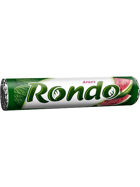 Rondo освеж мятные конфеты с сахаром Арбуз 30г