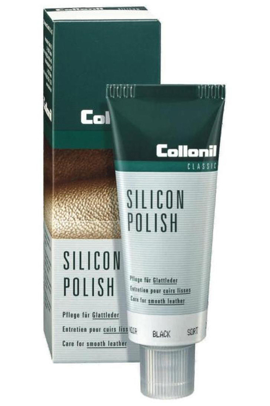 фото Крем для гладкой кожи collonil silicon polish темно-коричневый