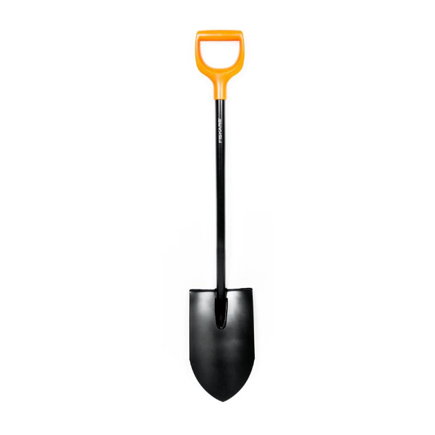 фото Лопата штыковая fiskars 1026684 с черенком
