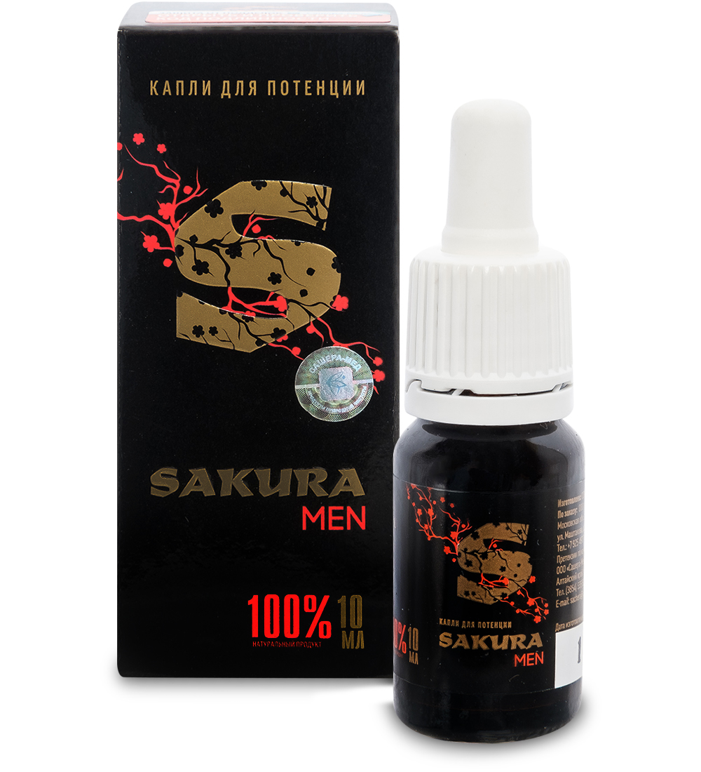 Капли Sakura Men для потенции 10 мл