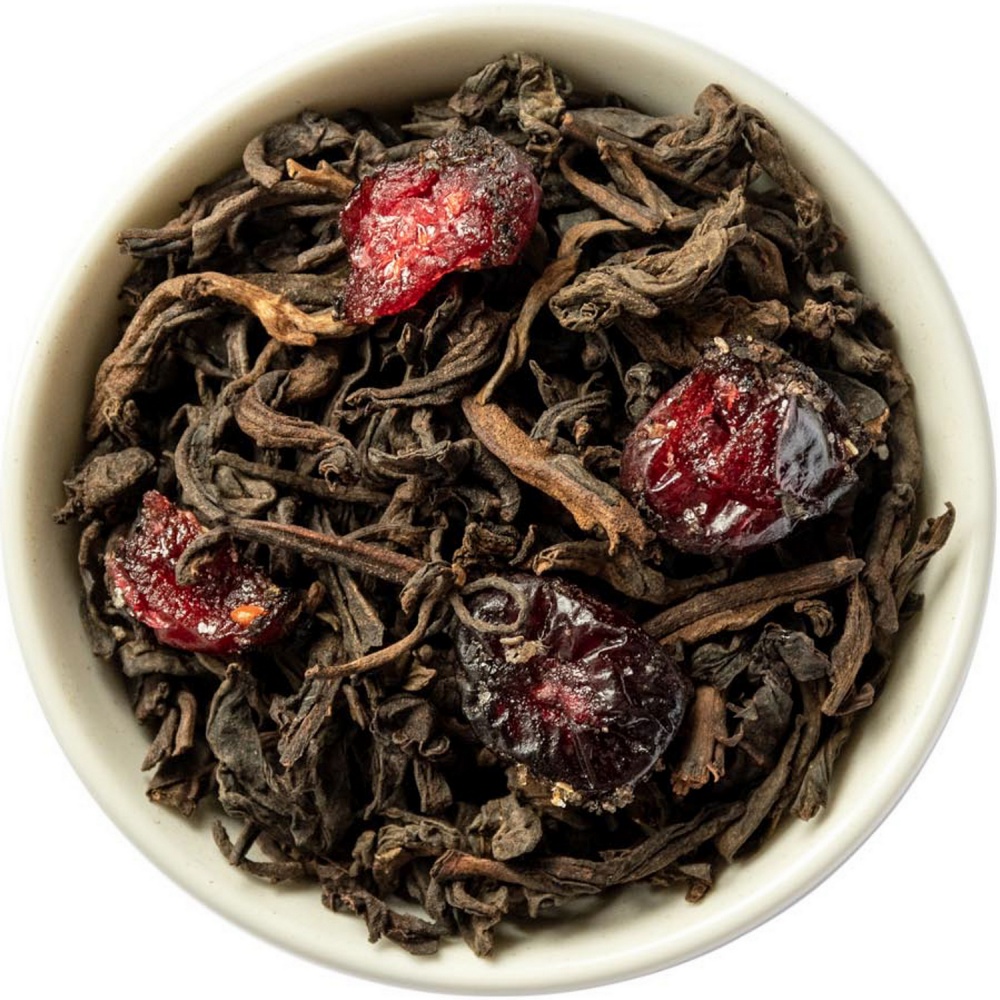 Чай Chef Tea Вишневый пуэр, листовой с добавками, 50 г