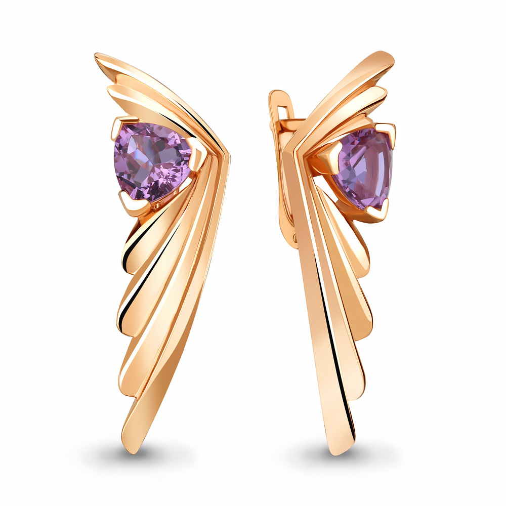 

Серьги из серебра с алекситом искусственным Aquamarine 4738625, 4738625_925_з