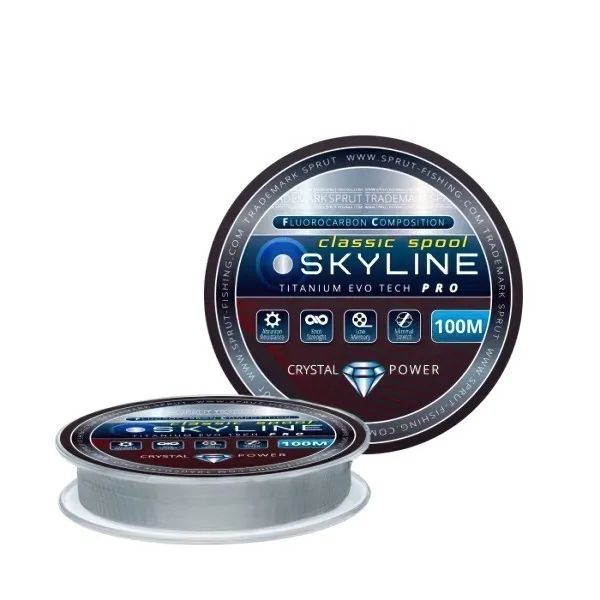 

Леска Летняя Sprut EvoTech CLASSIC Titan 0,145mm/100m, Серый, Skyline Evo Tech Classic