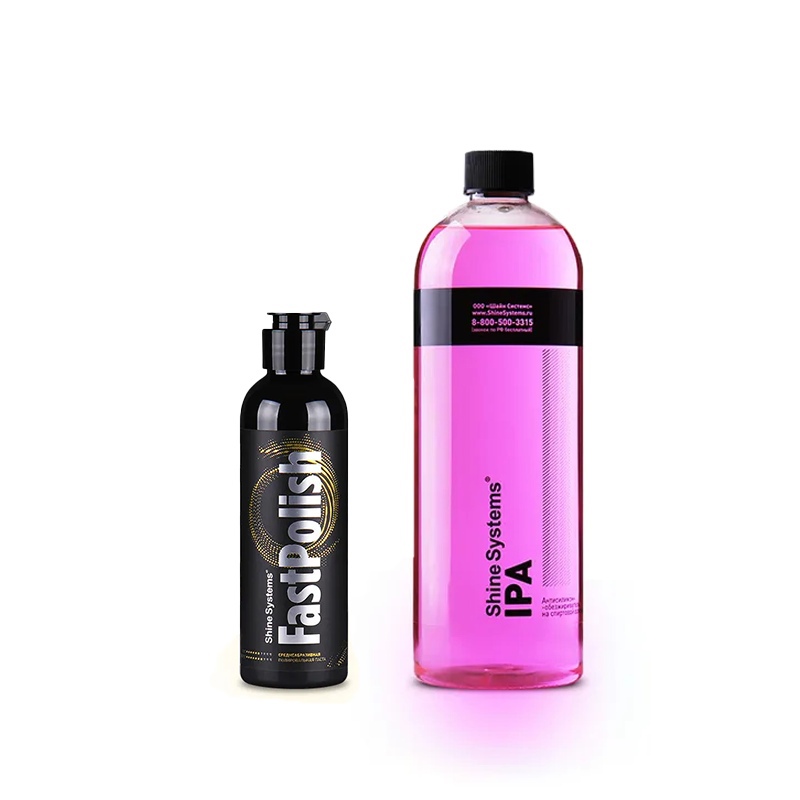

Набор, ShineSystems, Fast Polish Kit - Fast Polish 200ml + ipa 750ml