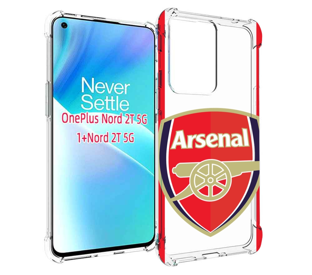

Чехол MyPads фк арсенал лондон мужской для OnePlus Nord 2T, Прозрачный, Tocco