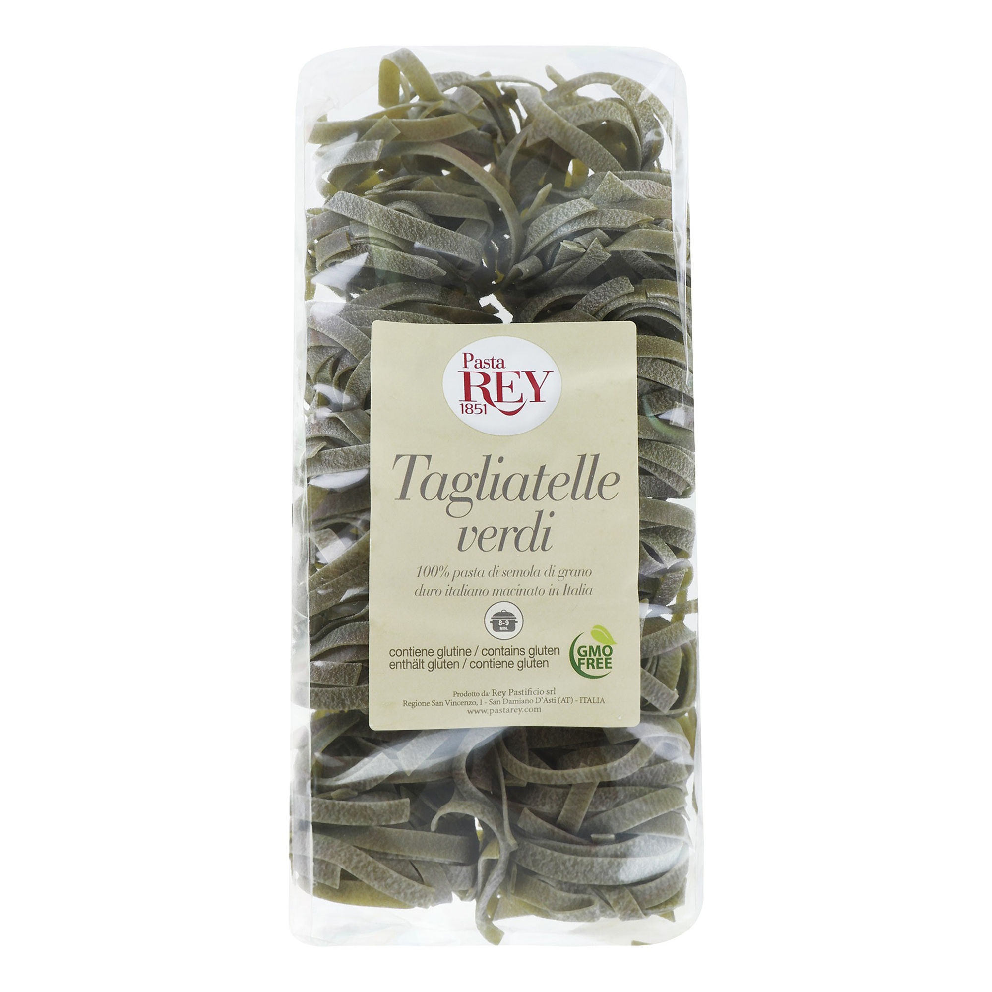 

Макаронные изделия Pasta Rey Tagliatelle verdi Гнезда со шпинатом 500 г