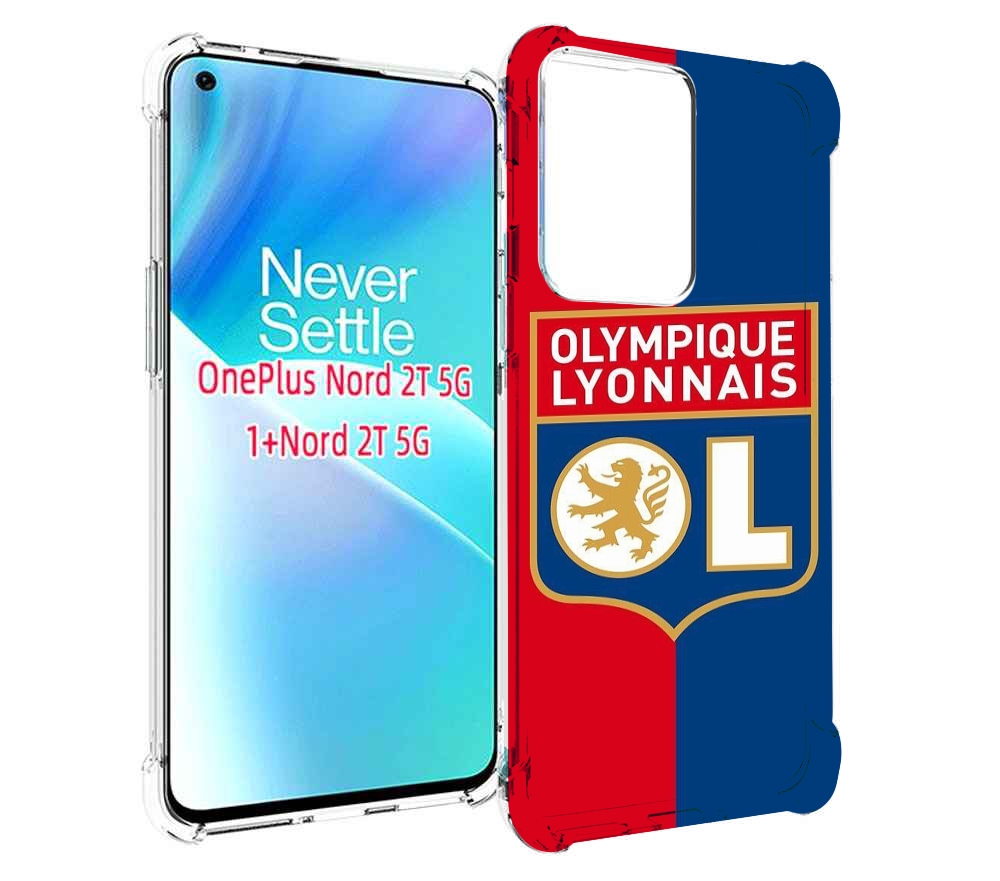 

Чехол MyPads фк лион эмблема для OnePlus Nord 2T, Прозрачный, Tocco