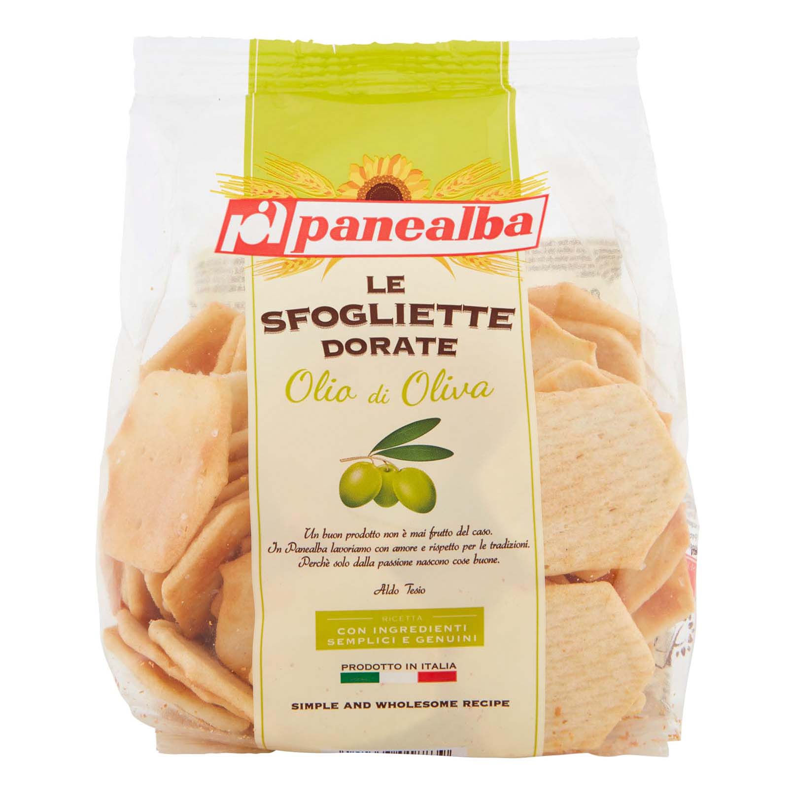 Печенье Panealba соленое с оливковым маслом 180 г