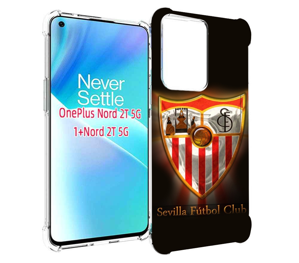 

Чехол MyPads фк севилья испания мужской для OnePlus Nord 2T, Прозрачный, Tocco