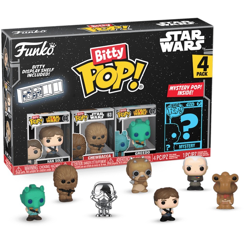 

Фигурка Funko Bitty Pop! Star Wars Han Solo 4PK 71513