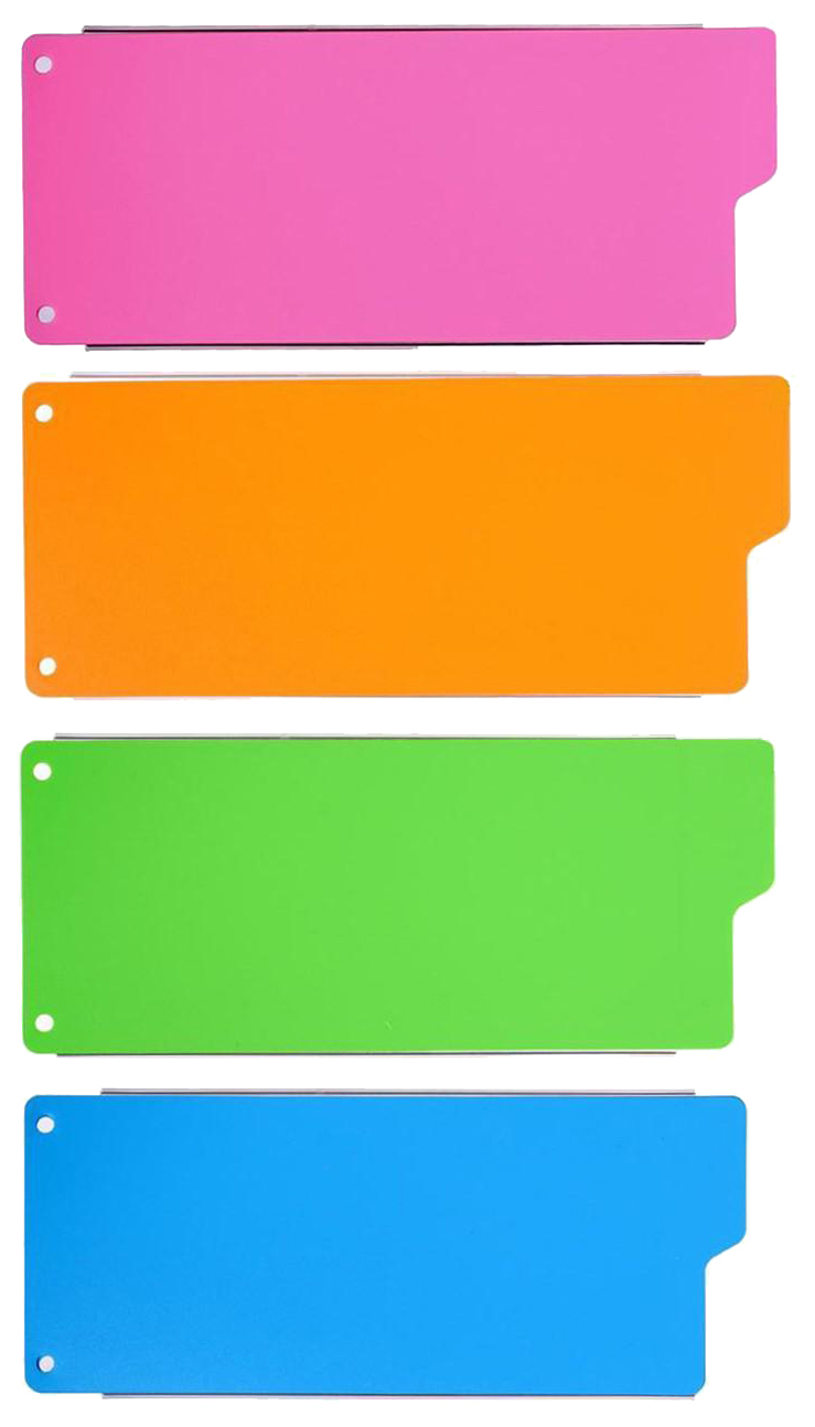 

Разделитель листов А4+, 10 листов, 1-10, Office-2020, цветной, пластиковый, Разноцветный