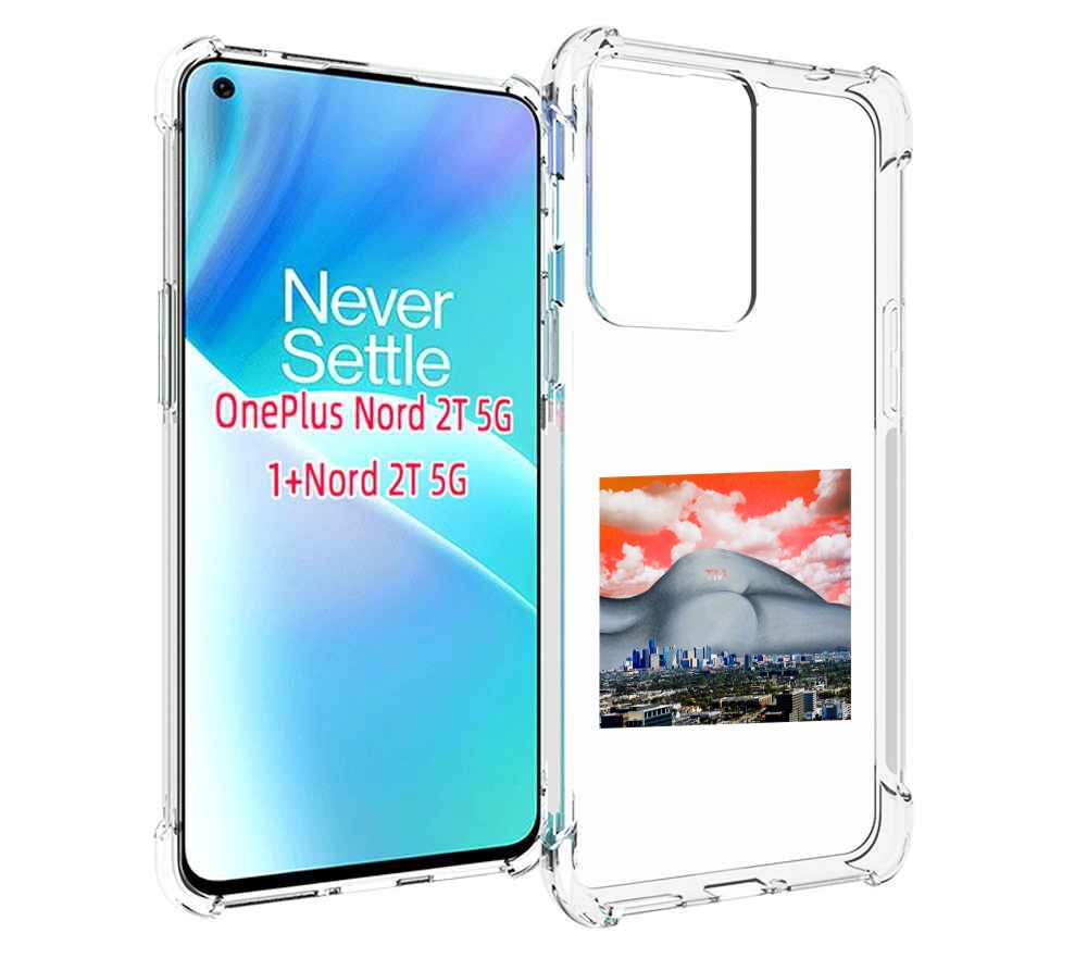 

Чехол MyPads город с девушкой на фоне для OnePlus Nord 2T, Прозрачный, Tocco
