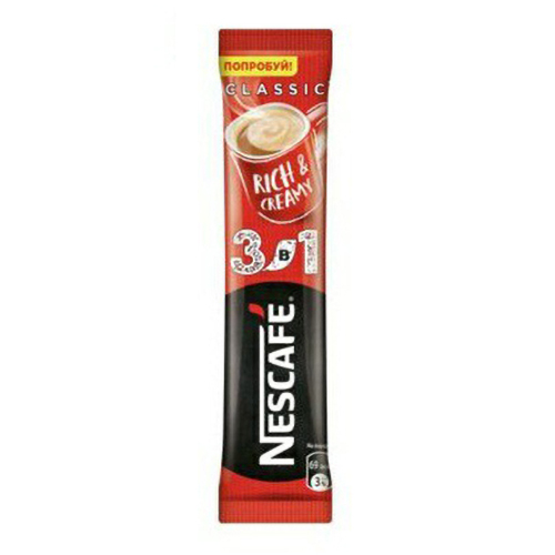 Кофейный напиток Nescafe Classic 3 в 1 растворимый 14,5 г