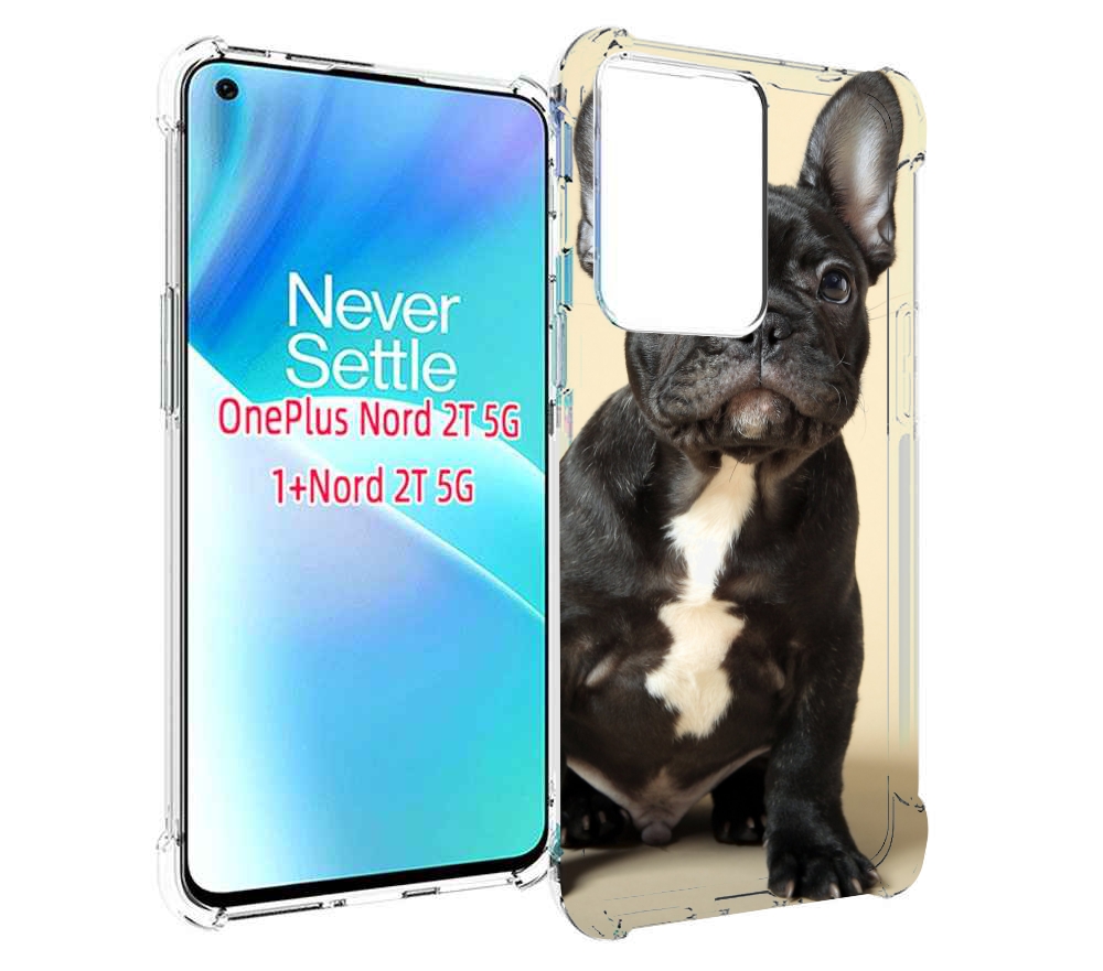 

Чехол MyPads французскии бульдог для OnePlus Nord 2T, Прозрачный, Tocco