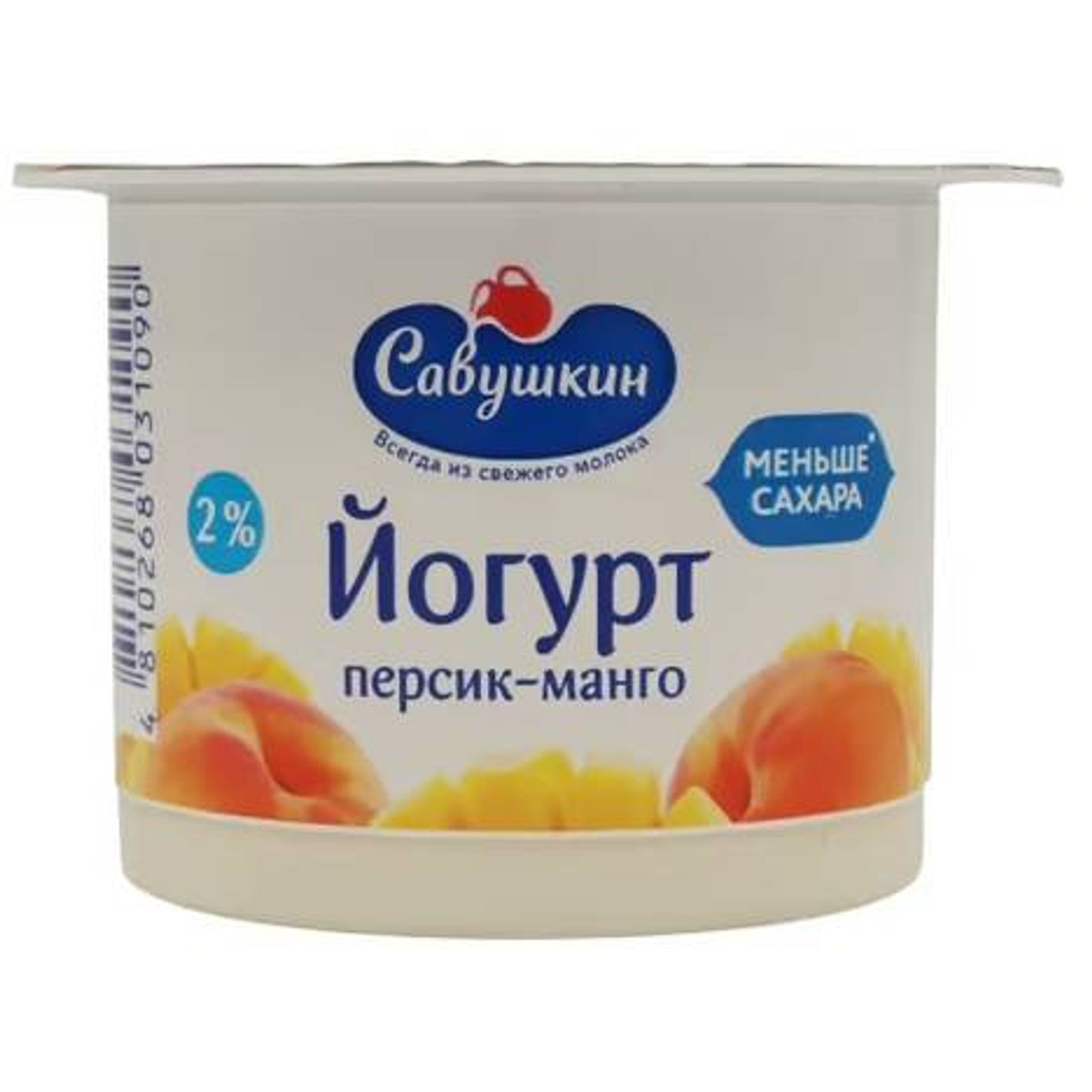 

Йогурт Савушкин персик-манго 2% 120 г