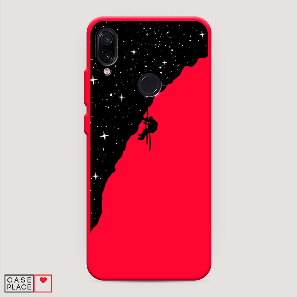 

Чехол Awog на Xiaomi Redmi 7 "Скалолаз в космосе", Разноцветный, 35053-1