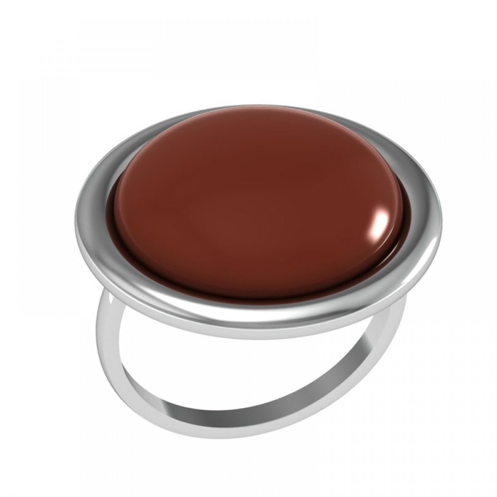 

Кольцо из серебра с сердоликом р. 17,5 ПРИВОЛЖСКИЙ ЮВЕЛИР 271155-SR, 271155-SR