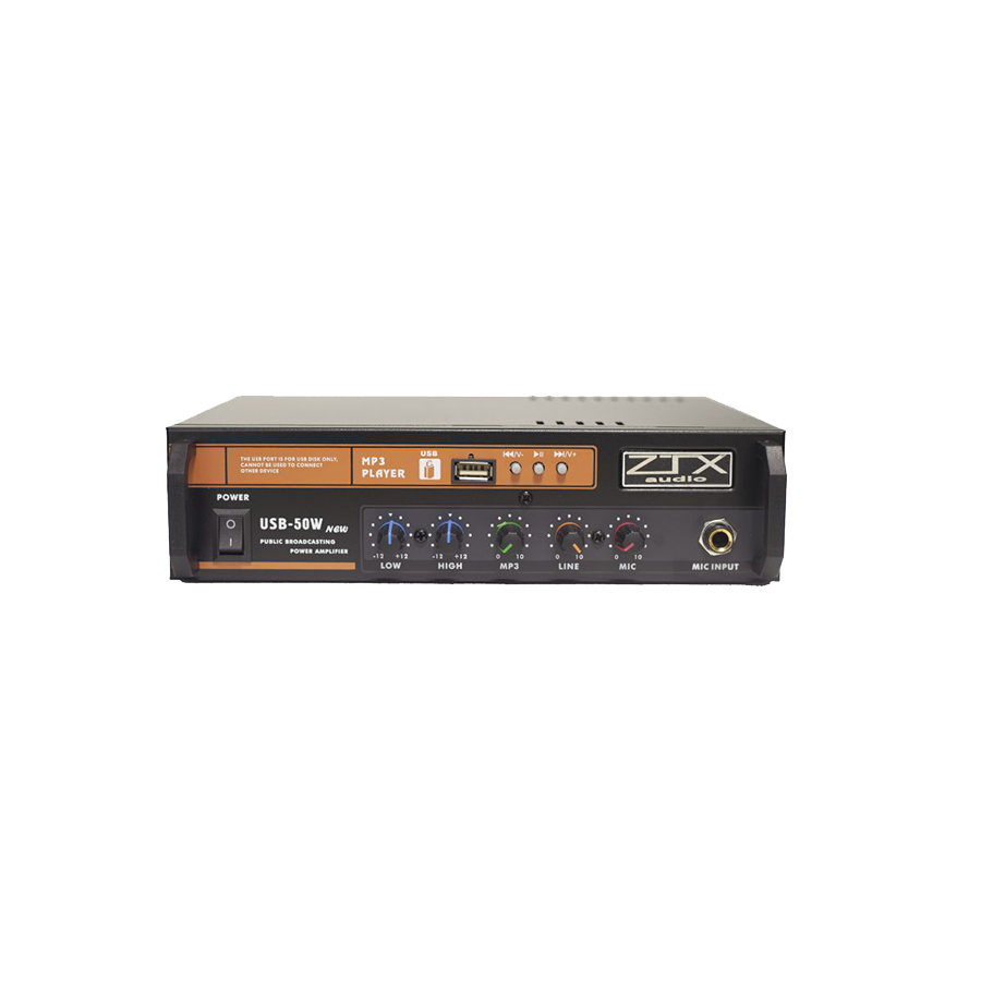 

Трансляционный усилитель мощности ZTX audio USB-50W Black, USB-50W