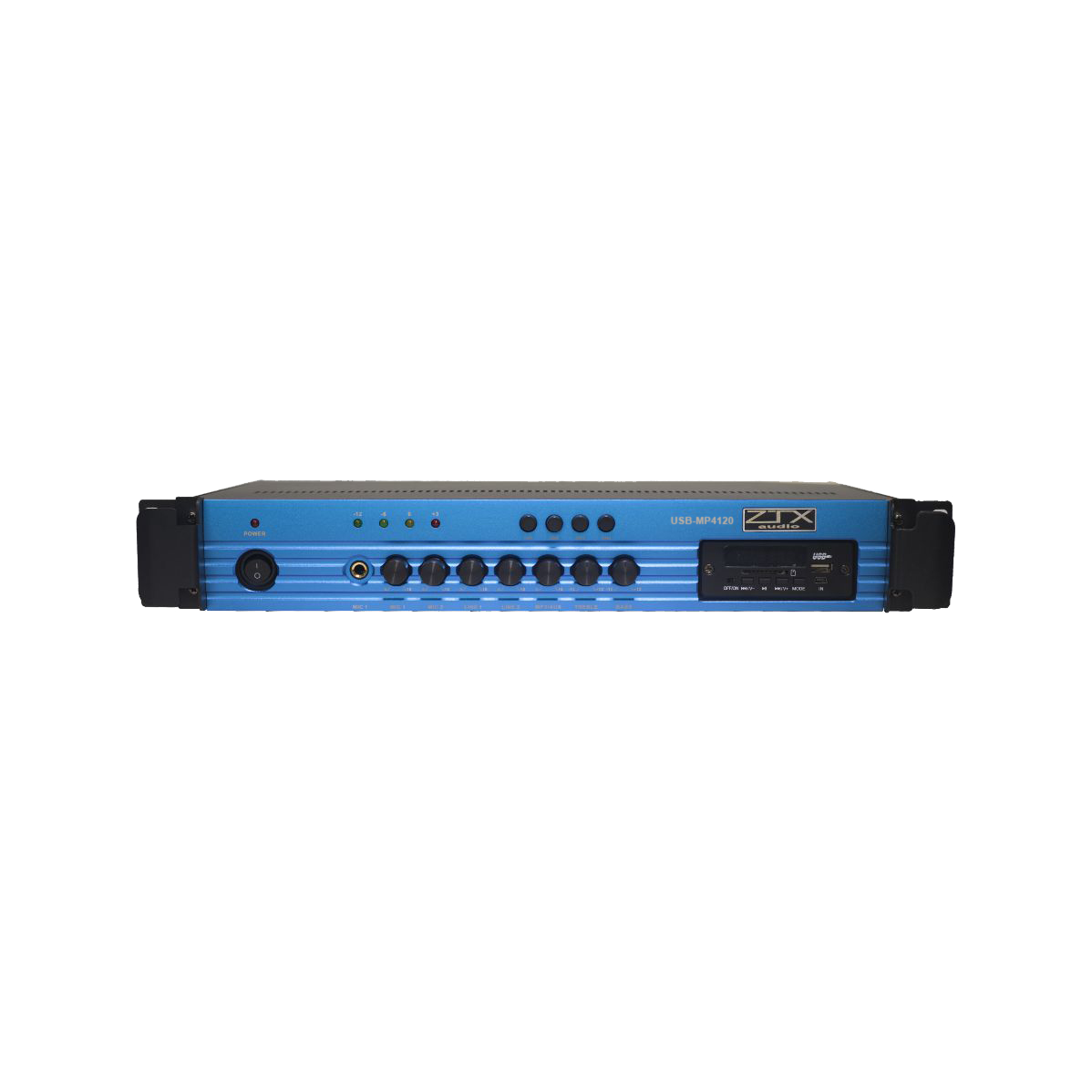 

Трансляционный усилитель мощности ZTX audio USB-MP4120 Blue; Black, USB-MP4120