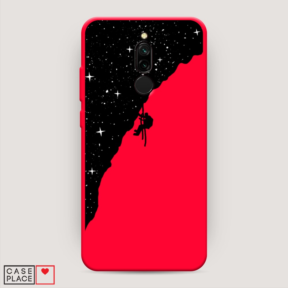 

Чехол Awog на Xiaomi Redmi 8 "Скалолаз в космосе", Разноцветный, 37153-1