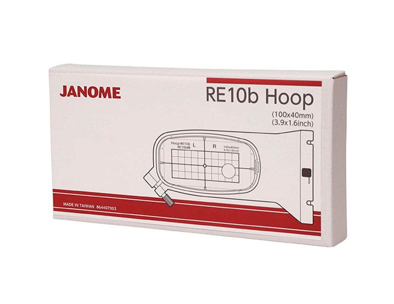 

Пяльцы 100×40 мм. для вышивальной машины Janome RE10b (арт. 864415004)