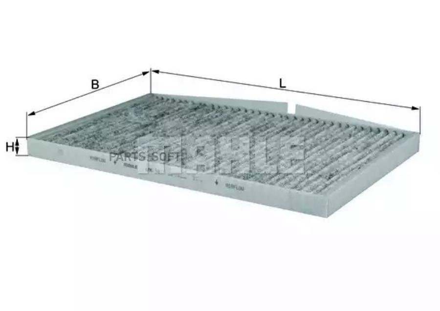 

KNECHT LAK58 Фильтр салона угольный