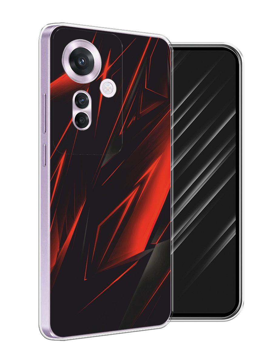 

Чехол Awog на Oppo Reno 11F "Игровой фон", Бордовый;красный;черный, 2516650-1