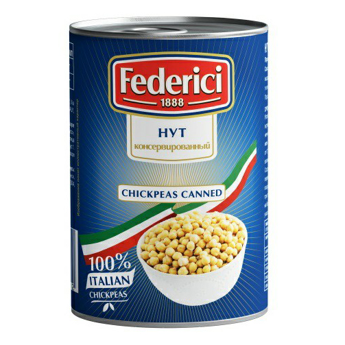 

Нут Federici консервированный 400 г