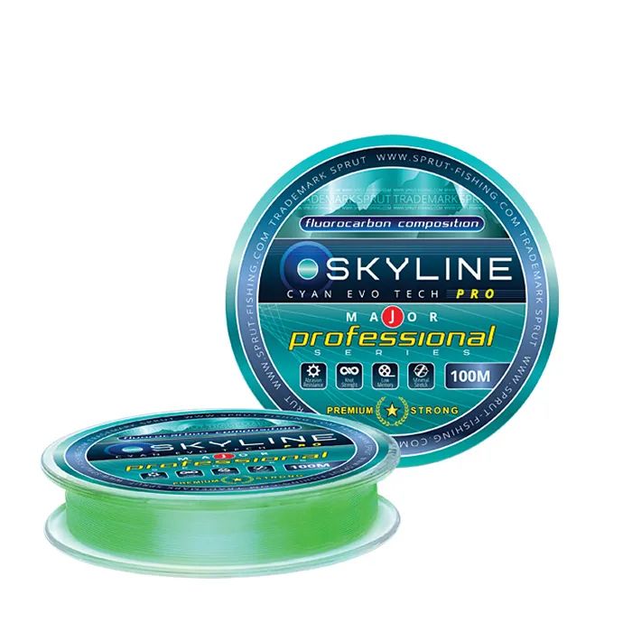 

Леска Летняя Sprut EvoTech MAJOR PRO Cyan 0,235mm/100m, Зеленый, Skyline Evo Tech Major