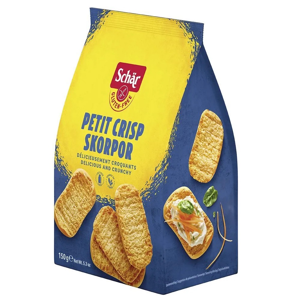 

Сухарики Dr.Schar хрустящие Petit Crisp Scorpor 150г, Dr.Schar