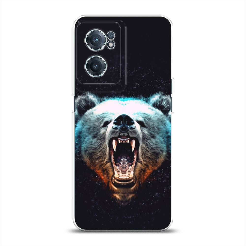 

Чехол Awog на OnePlus Nord CE 2 5G / ВанПлас Nord CE 2 5G "Медведь", Коричневый;голубой;черный, 152650-2