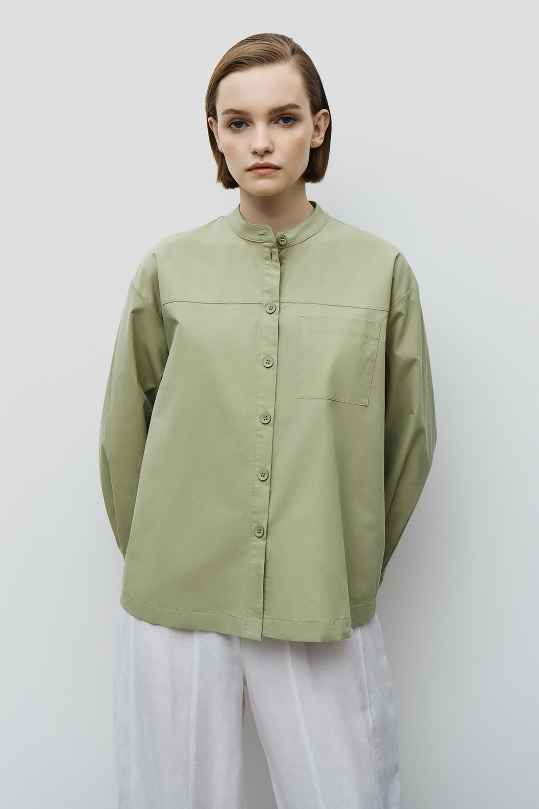 

Блуза женская Baon B1723005 зеленая XS, Зеленый, B1723005