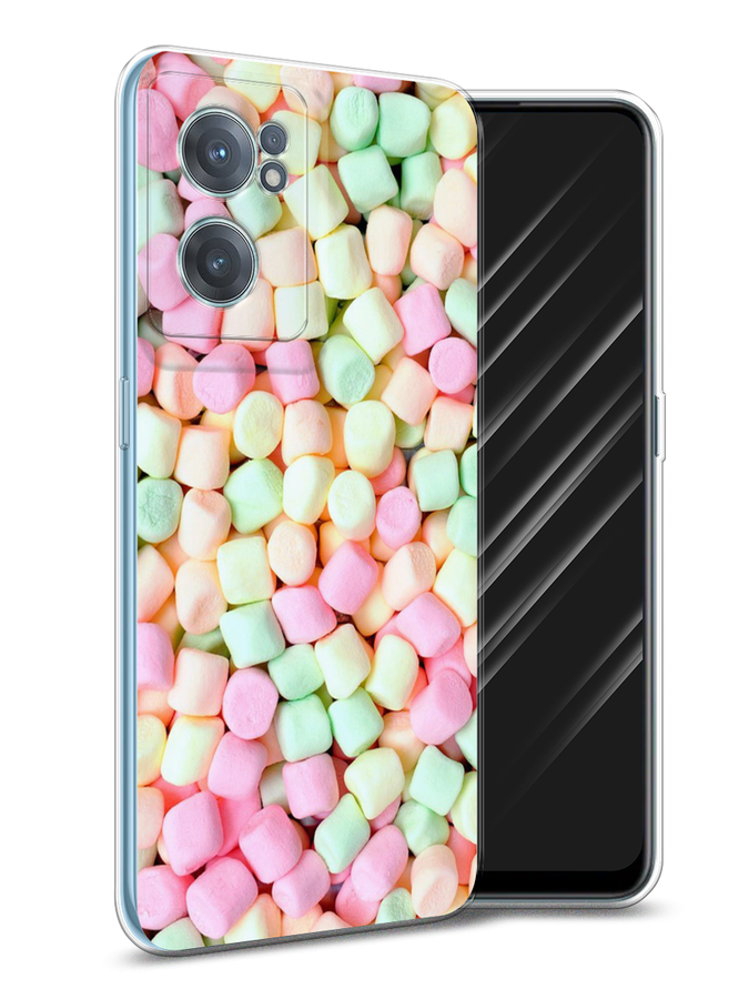 

Чехол Awog на OnePlus Nord CE 2 5G / ВанПлас Nord CE 2 5G "Marshmallows", Зеленый;желтый;розовый, 152650-10