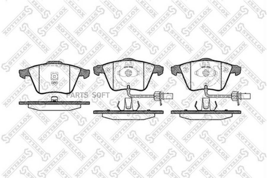 

Тормозные колодки Stellox 975002BSX