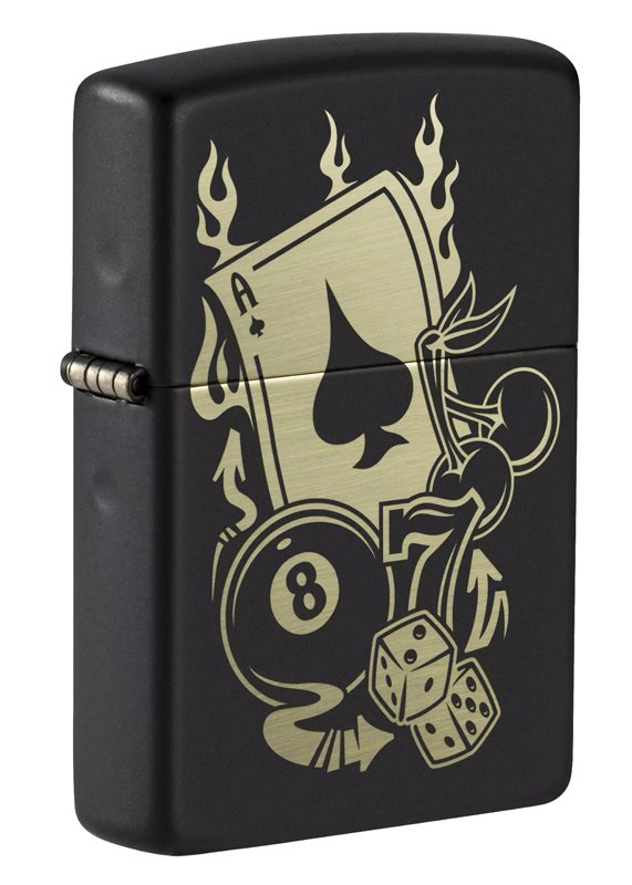 Зажигалка Black Matte ZIPPO 49257 Original (Made in the USA)