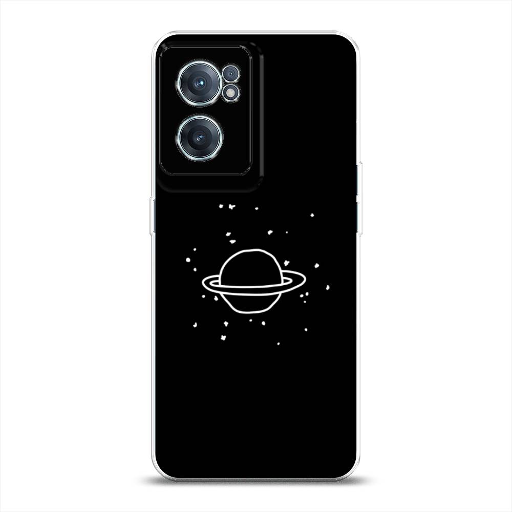 

Чехол Awog на OnePlus Nord CE 2 5G / ВанПлас Nord CE 2 5G "Дудл Юпитера", Белый;черный, 152650-4
