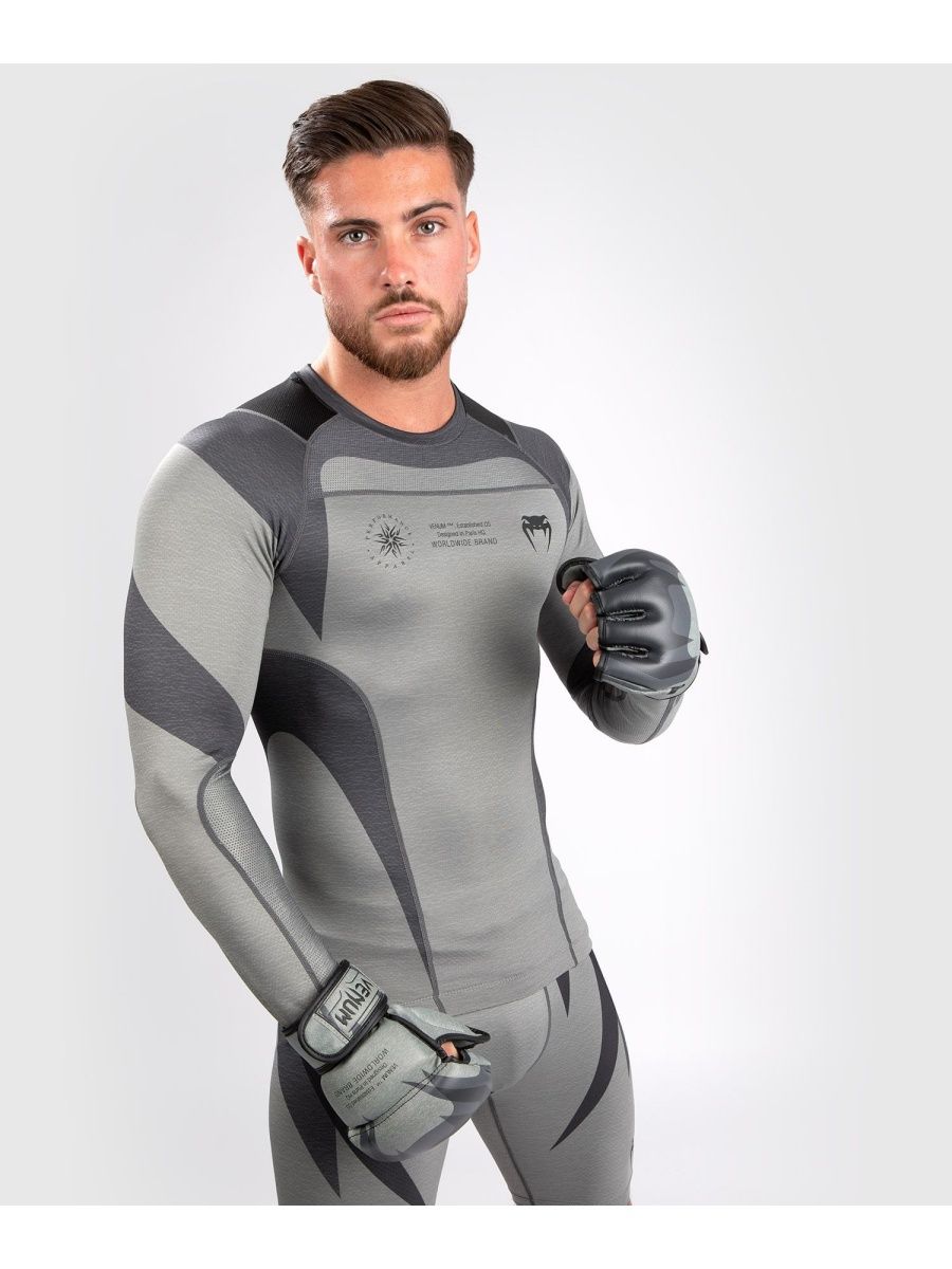

Рашгард Venum Stone Mineral Green L/S (L), Рашгард Venum Stone L/S