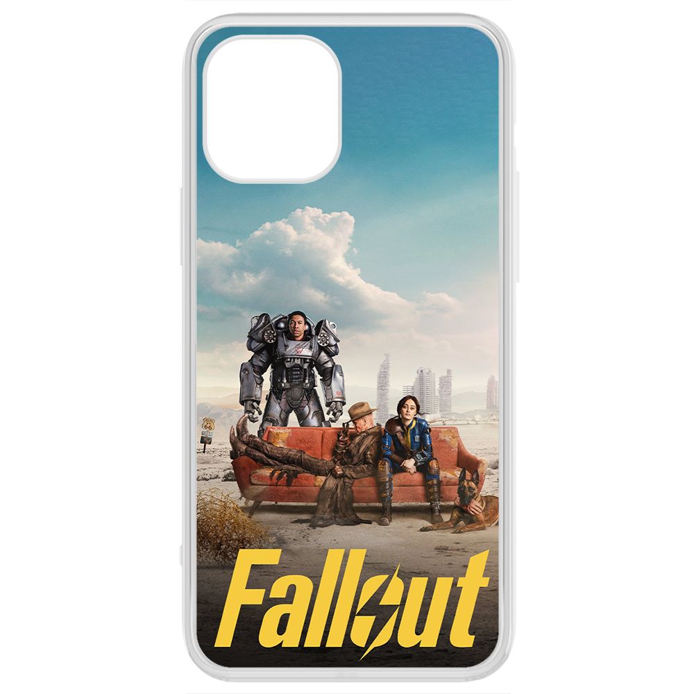 

Чехол-накладка Krutoff Clear Case Фоллаут (Fallout) - Постер для iPhone 12, Прозрачный