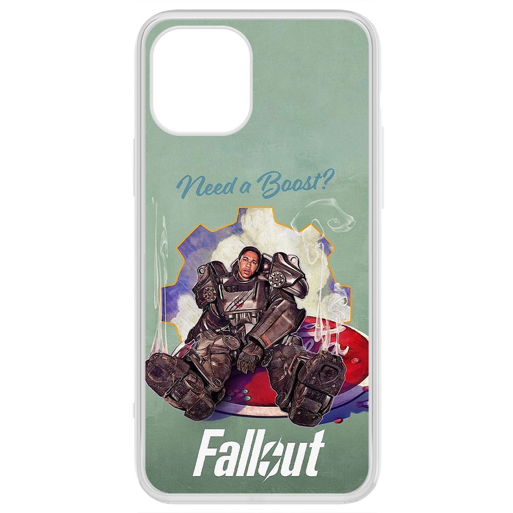 

Чехол-накладка Krutoff Clear Case Фоллаут (Fallout) - Нужно ускорение для iPhone 12, Прозрачный