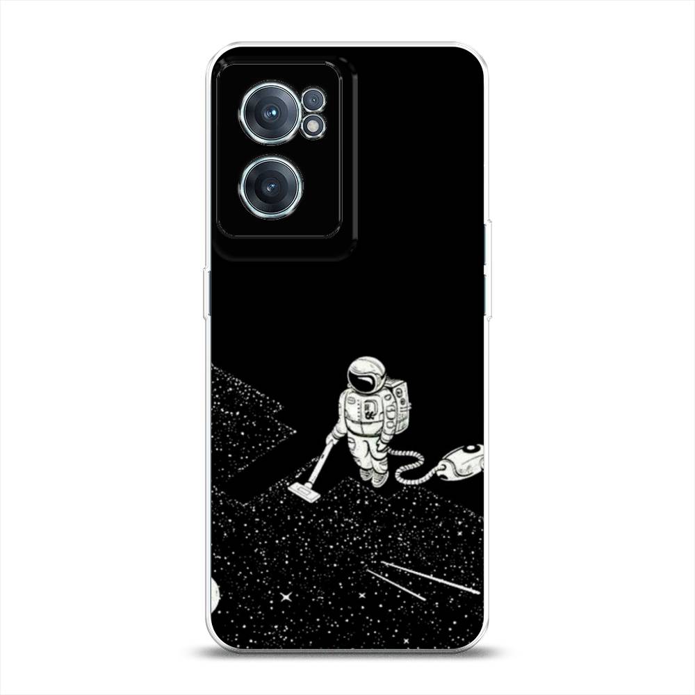 фото Чехол awog "космонавт с пылесосом" для oneplus nord ce 2 5g