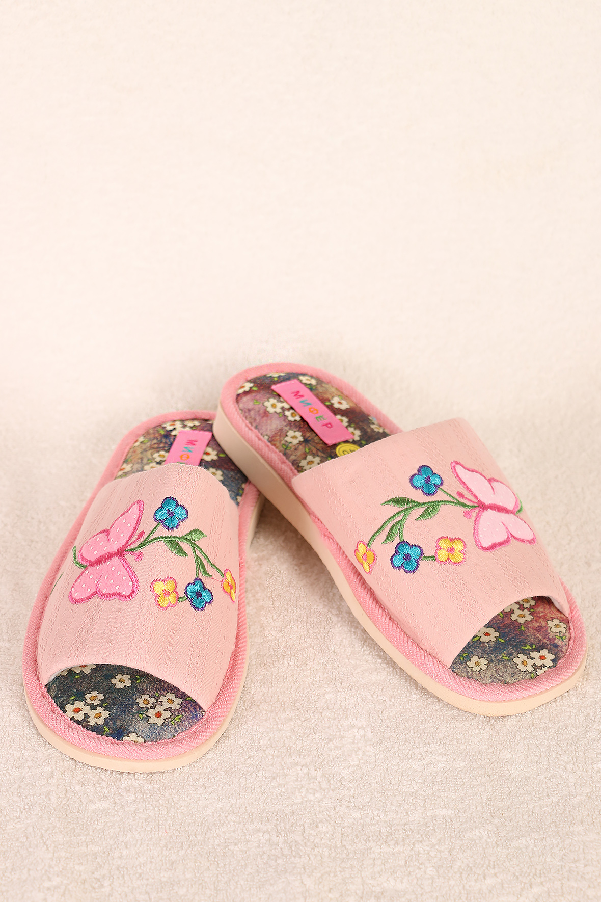 

Тапочки женские AlmondShop ТР-27 0267 пудра 38 RU, Розовый, ТР-27 0267
